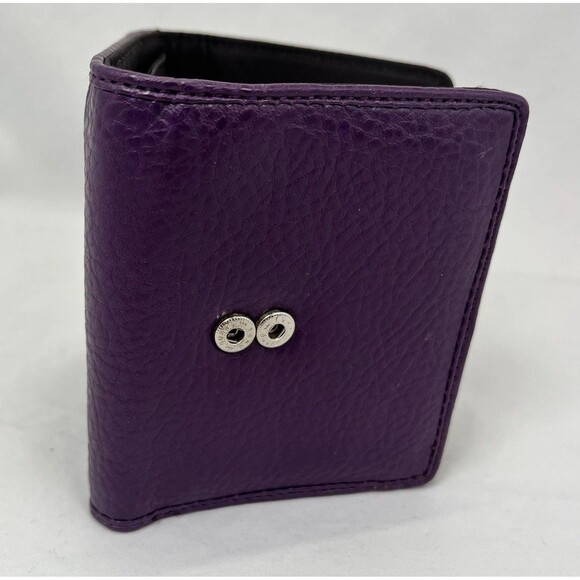 Etienne Aigner Savannah Personal Asset Sunset Purple Leather Wallet NWT Rare Vtg - Picture 9 of 16